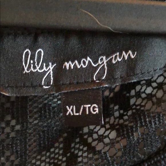 Black laced cover up - Picture 2 of 2